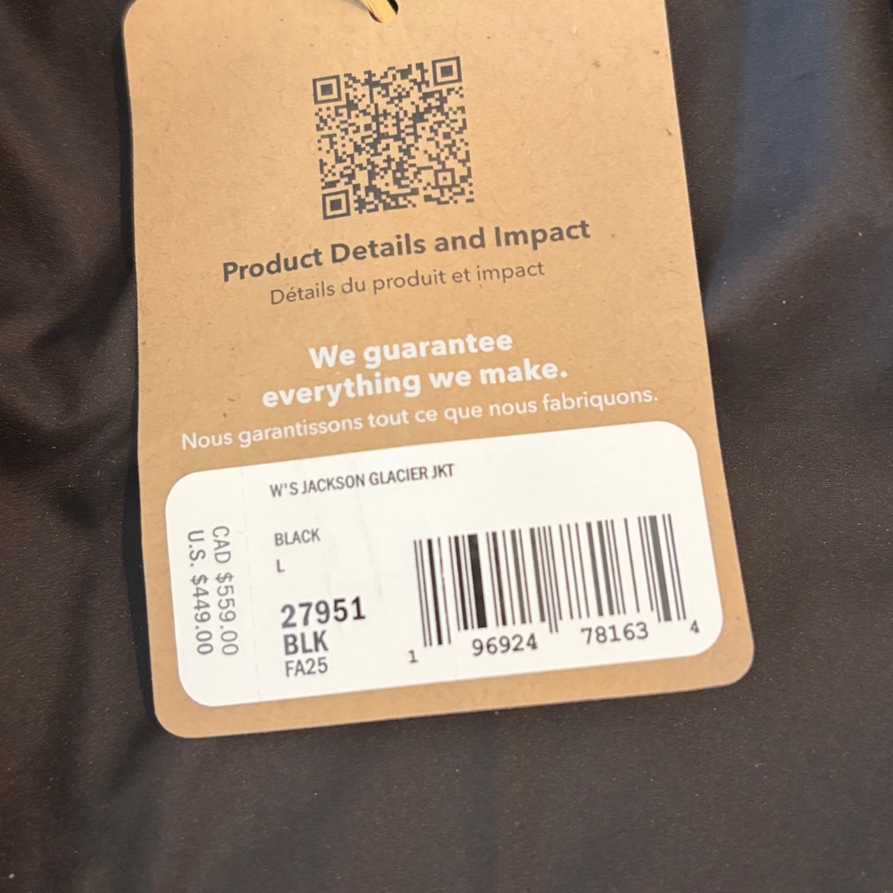 Patagonia Women's Black Hooded Puffer Jacket - Picture 6 of 12
